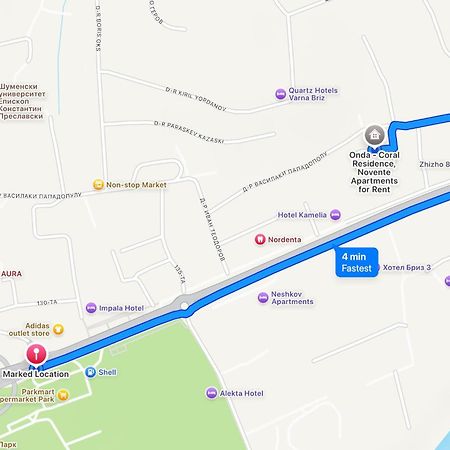 וארנה Freddo Apartment - Coral Residence Complex With Parking & Pool מראה חיצוני תמונה