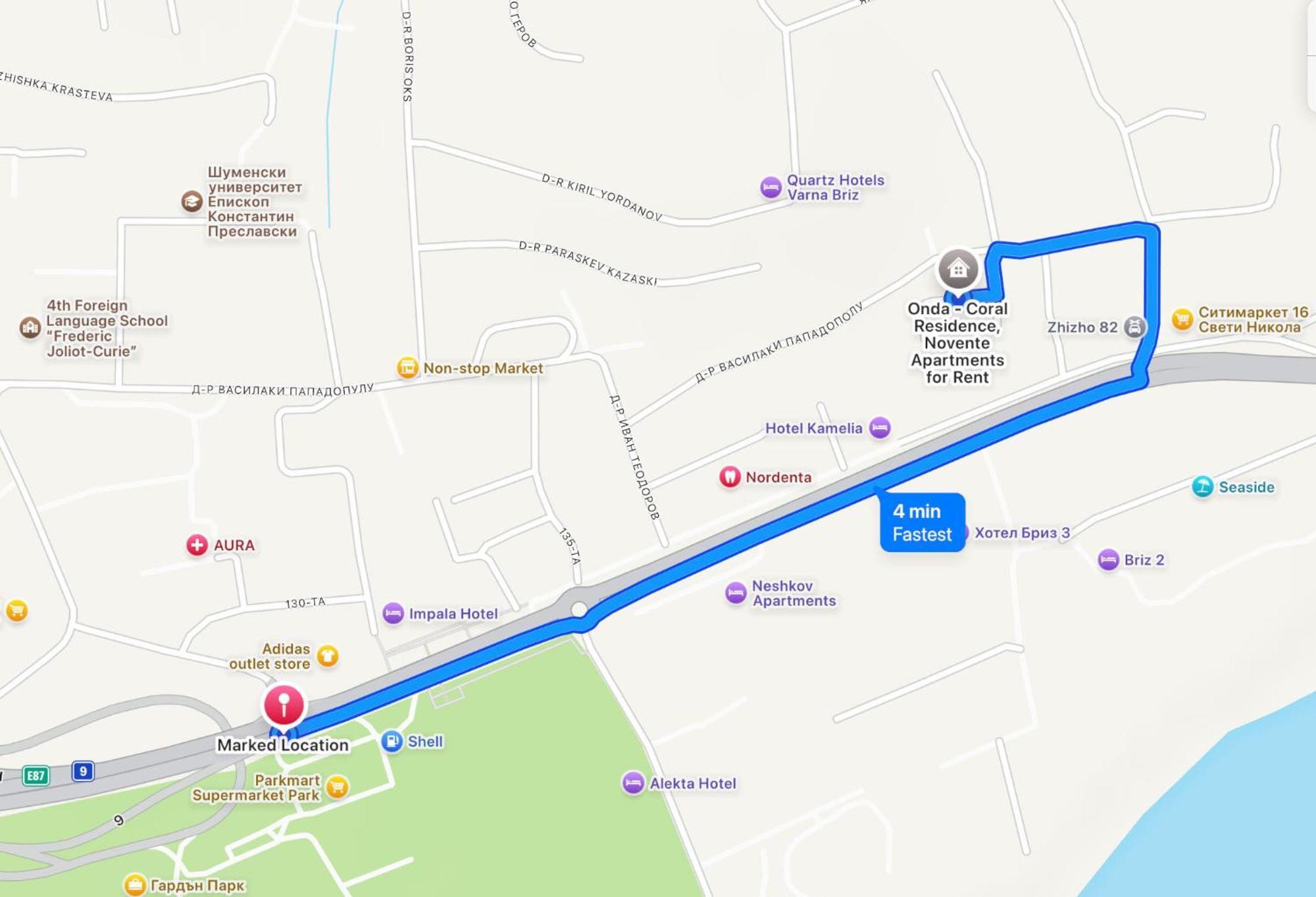 וארנה Freddo Apartment - Coral Residence Complex With Parking & Pool מראה חיצוני תמונה